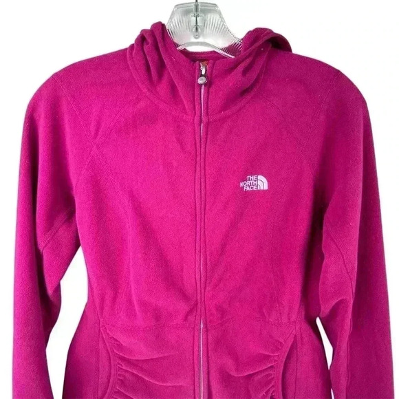 The North Face Women's Pink Full-Zip Fleece Jacket Size S - Picture 2 of 16